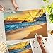 Lantern Press Lanikai Beach Kailua Oahu Hawaii Sunrise Over Beach 1000 Piece Jigsaw Puzzle for Adults Made in USA with Reference Poster - Image 4
