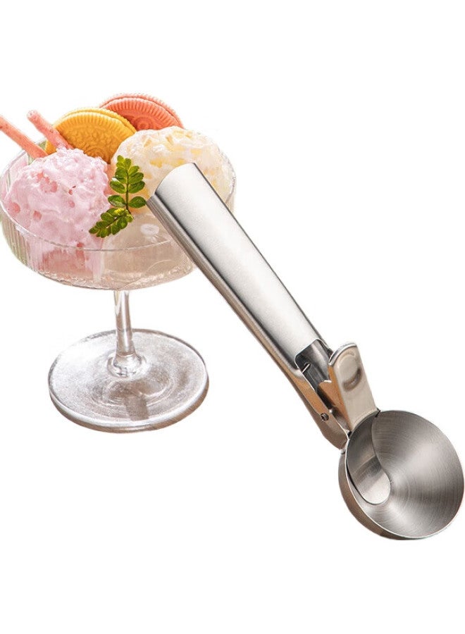 CAIZHI Stainless Steel Ice Cream Scoop, Ball Maker, Fruit Spoon, Watermelon Scoop, Ice Cream Spoon Cz6930 - Image 3