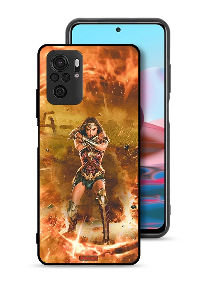 Tolwak Xiaomi Redmi Note 10 4G Protective Case Cover Wonder Women - Image 1