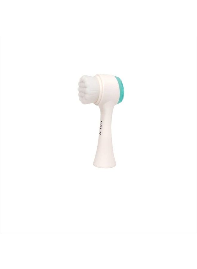 CALA Dual-action mint facial cleansing brush