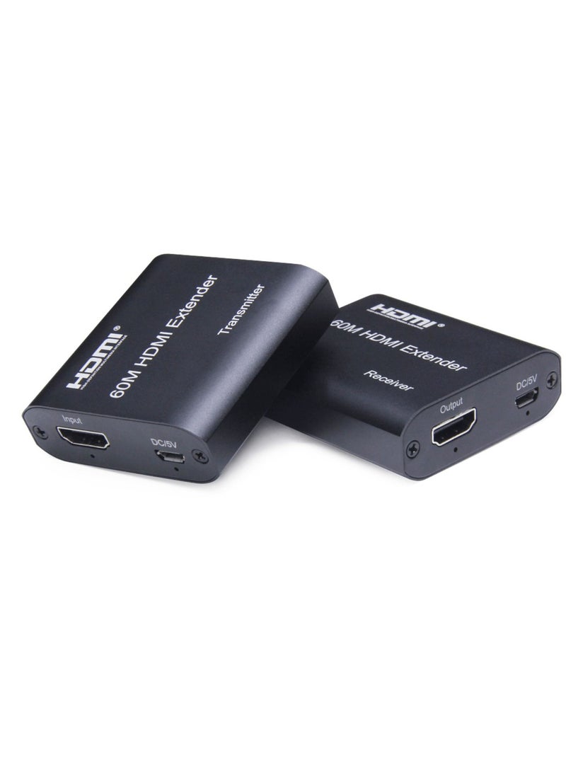 Terabyte موسع HDMI، محول مكرر كابل شبكة HDMI إلى RJ45 متوافق مع 5e / 6 1080p حتى 60م HDTV HDPC PS4 STB 4K 2K (60 متر) - Image 1