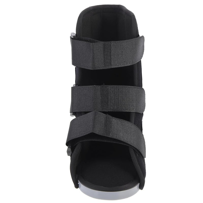 Hemobllo Adjustable Ankle Fixed Shoe Sprain Rehabilitation Walking Boot with Anti-rotation Stabilizer for Foot Protection and Ankle Joint Support, Black, Size S - Image 1