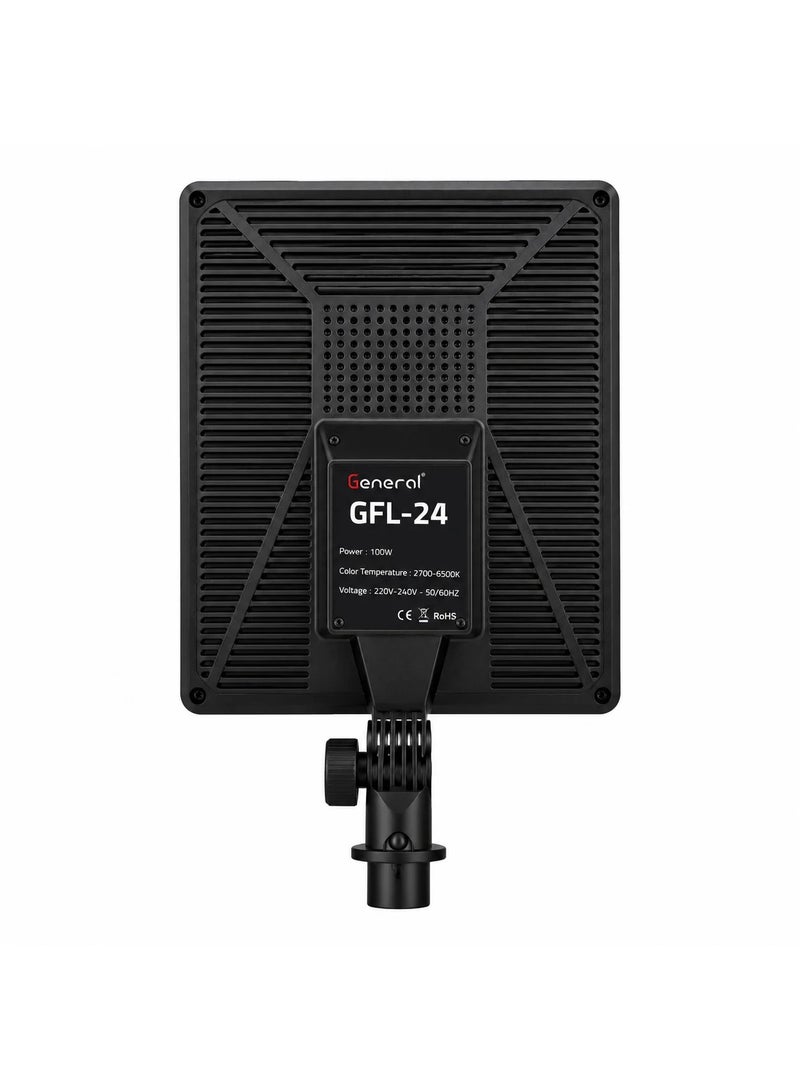 General GFL-24 BI LED 100W + Light Stand WT 803B - Image 3