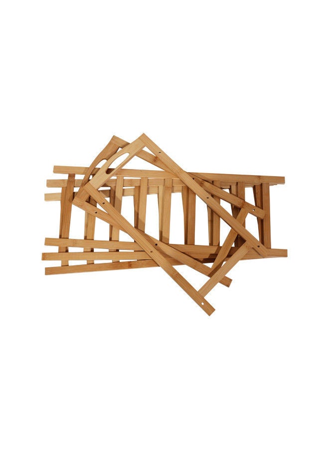 Rahalife 3 Tier Multifunctional Natural Bamboo Shoe Rack|Can used as stand for indoor Plants, Books Shelves, Flowers Rack,Home Indoor/Outdoor Decoration - Image 3