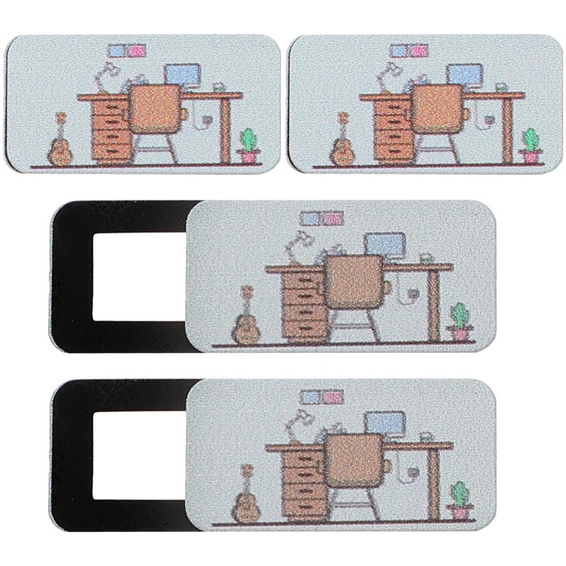 Phone Camera Cover Slide Webcam Cover Laptop Daily Use 4Pack - Image 1