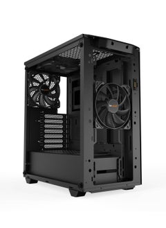 be quiet! Pure Base 500DX ATX Mid Tower PC Case, Tempered Glass Window, High Airflow, ARGB LEDs , 3 Pre-Installed Pure Wings 2 Fans, Up to 360mm Radaitor Support, USB 3.2 Gen. 2 Type C, BGW37  - Image 2