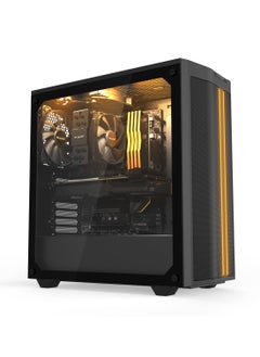 be quiet! Pure Base 500DX ATX Mid Tower PC Case, Tempered Glass Window, High Airflow, ARGB LEDs , 3 Pre-Installed Pure Wings 2 Fans, Up to 360mm Radaitor Support, USB 3.2 Gen. 2 Type C, BGW37  - Image 5