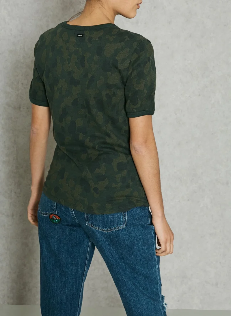 OBEY Printed Camo T-Shirt