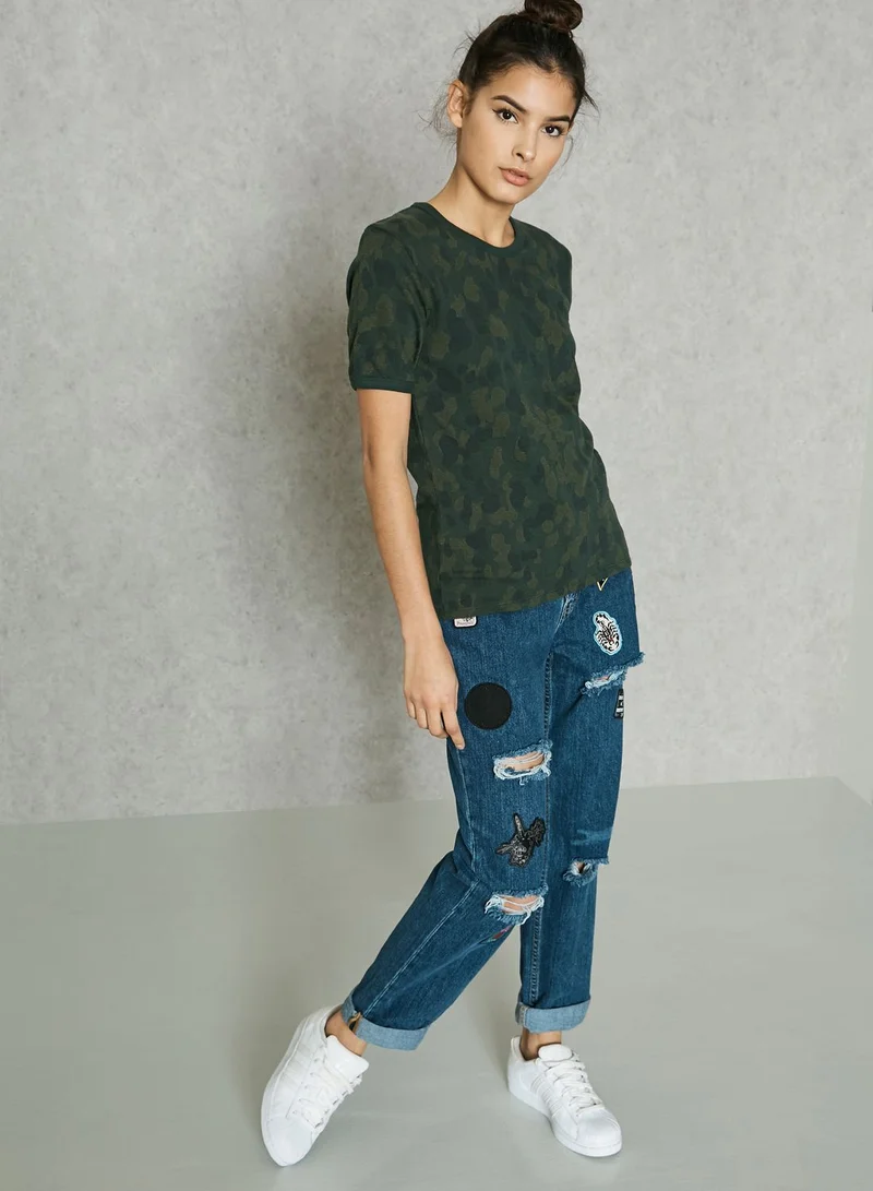 OBEY Printed Camo T-Shirt