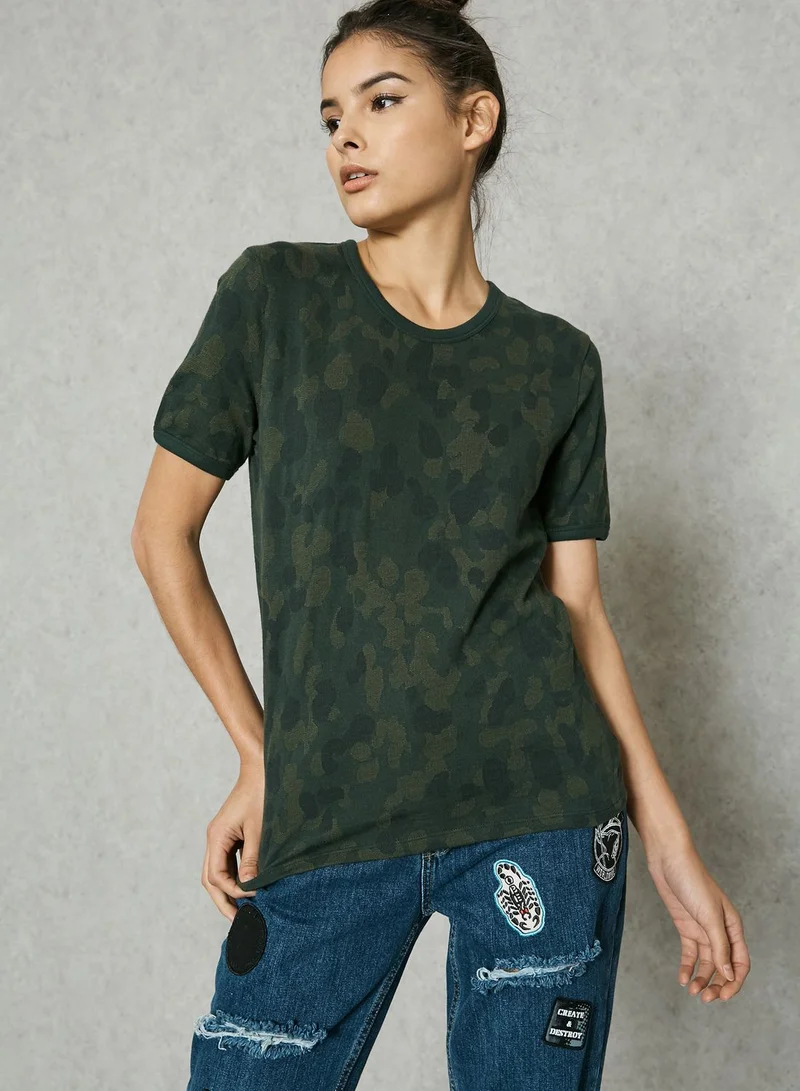 OBEY Printed Camo T-Shirt