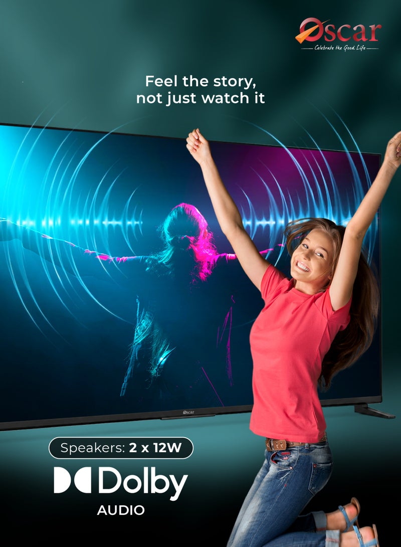 أوسكار تلفزيون أوسكار ذكي QLED 4K UHD مقاس 75 بوصة | يعمل بنظام التشغيل Tizen | نطاق ألوان واسع DCI-P3 | تصميم بدون إطار | تقنية HDR10 | تقنية Dolby Audio | واي فاي وبلوتوث مدمجان | جهاز تحكم عن بُعد صوتي | OST075QTZ - Image 5