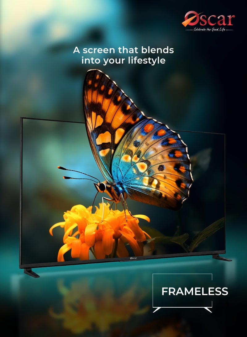 أوسكار تلفزيون أوسكار ذكي QLED 4K UHD مقاس 75 بوصة | يعمل بنظام التشغيل Tizen | نطاق ألوان واسع DCI-P3 | تصميم بدون إطار | تقنية HDR10 | تقنية Dolby Audio | واي فاي وبلوتوث مدمجان | جهاز تحكم عن بُعد صوتي | OST075QTZ - Image 3