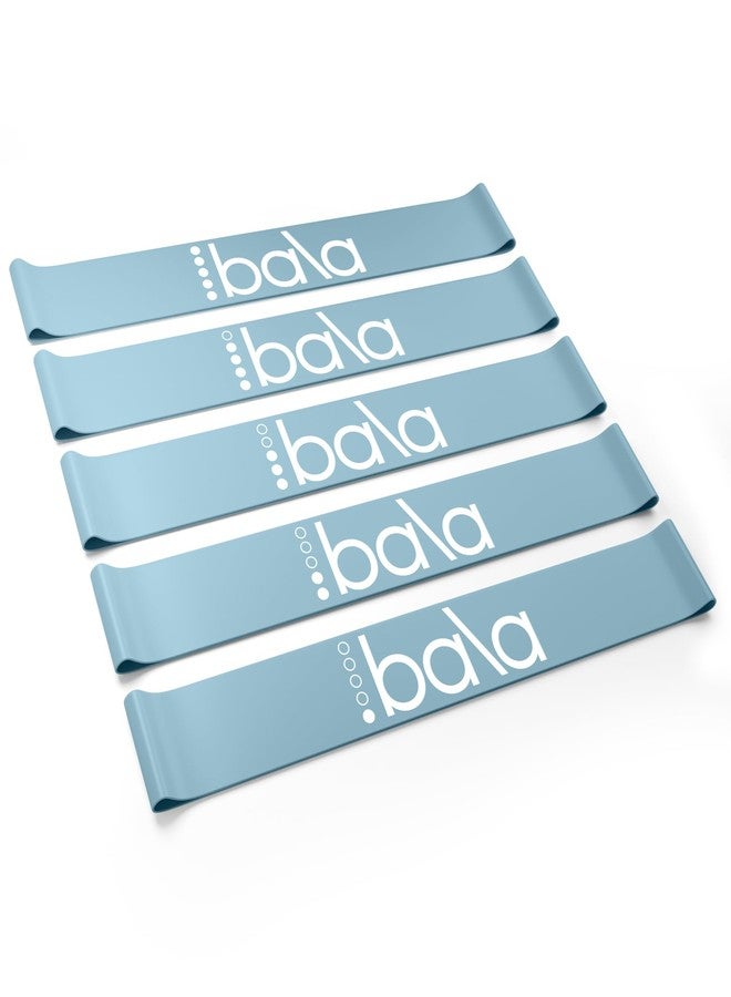 Bala Booty Bands Resistance Bands for Women & Men, 5-Pack - Elastic Exercise Bands for Working Out - Wrist, Ankle, Legs & Booty Bands - Workout Resistance Bands for Yoga, Pilates, Strength Training - Image 1