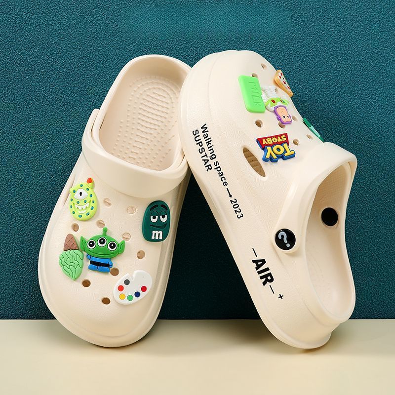 Children'S Slippers Summer Girls Non-Slip Boys Baotou Children Soft Sole Cave Shoes Baby Slippers - Image 1