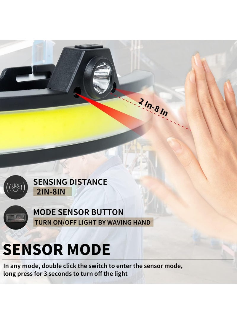 AROAQ Headlamp Rechargeable, Super Bright Beam Head Lamp LED with Motion Sensor, Waterproof Head Light Flashlight with White Red Light for Camping Hiking, Running, Repairing, Fishing, Cycling - Image 4