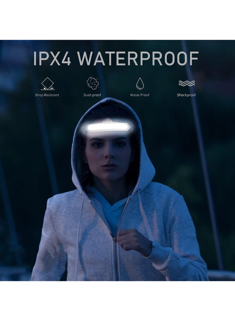 AROAQ Headlamp Rechargeable, Super Bright Beam Head Lamp LED with Motion Sensor, Waterproof Head Light Flashlight with White Red Light for Camping Hiking, Running, Repairing, Fishing, Cycling - Image 5