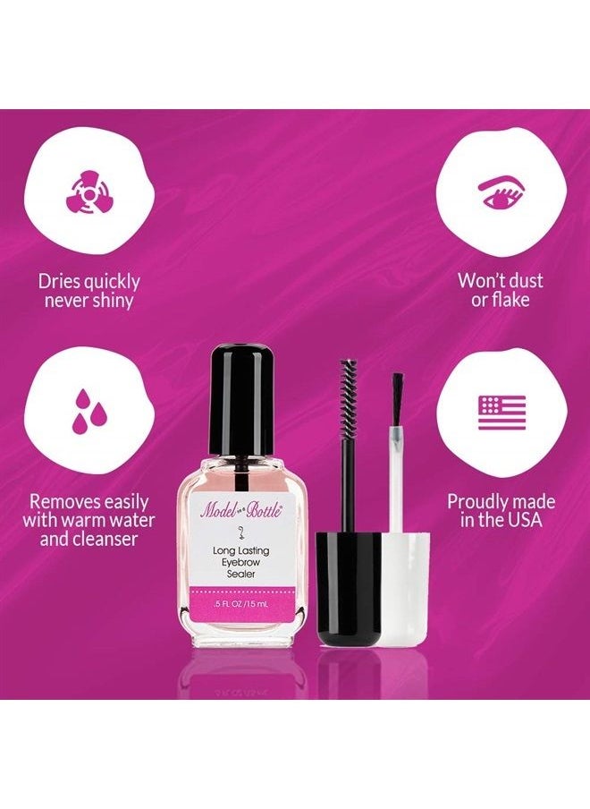 Eyebrow Sealer with Mascara and brush applicator for flawless eyebrows all day