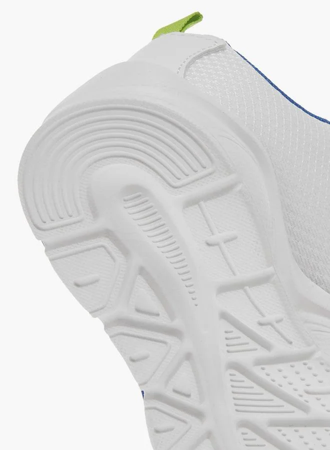 LBL by Shoexpress Boys Panelled Sneakers with Hook and Loop Closure