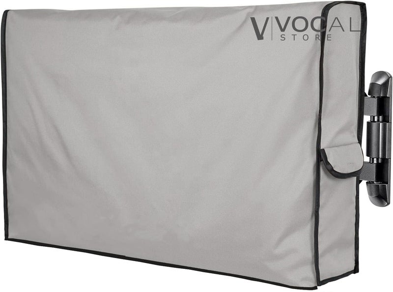 Vocal Store (Nylon, Polyvinyl Chloride) Waterproof & Dustproof TV Cover, 32 Inchh (Gray) CLED4-SOL - Image 1