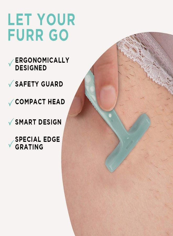 FURR Bikini Line Razor With Shaving Foam For Women | With Protective Sleeve & Anti Slip Grip | Painless Hair Removal | Irritation & Rash Free Shaving | For Women Multi - Image 2
