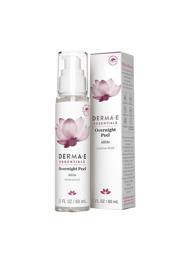 derma-e Derma E Overnight Peel Alpha Hydroxy Acid Face Mask For Acne Scars Uneven Skin & Hyperpigmentation Peel With Ahas Calms Hydrates & Retexturizes 2 Fl Oz - Image 2