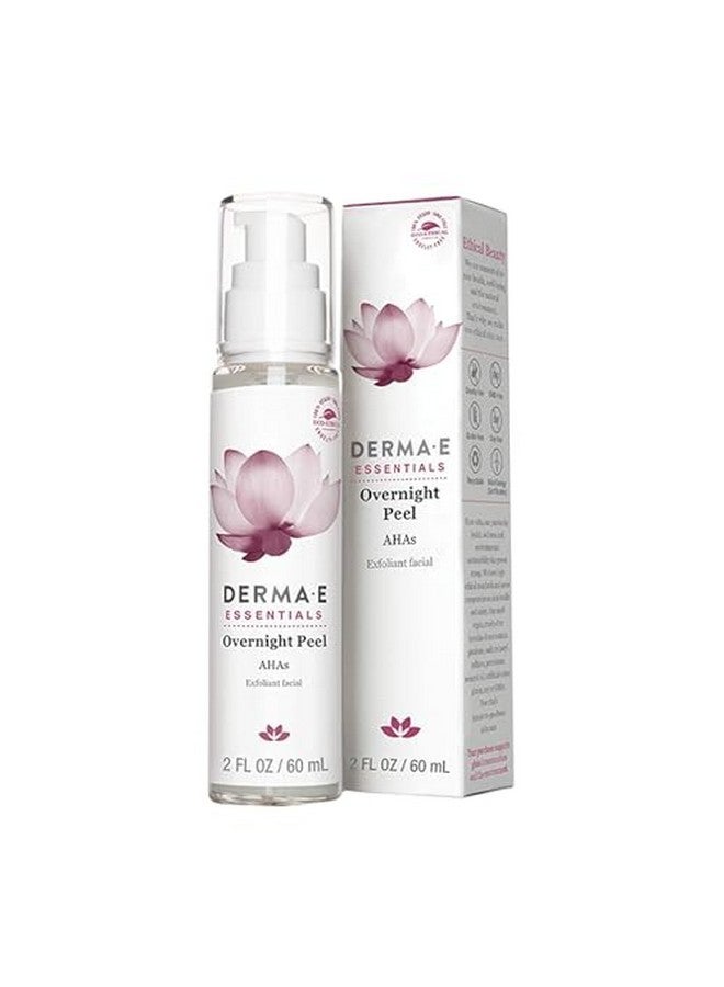 derma-e Derma E Overnight Peel Alpha Hydroxy Acid Face Mask For Acne Scars Uneven Skin & Hyperpigmentation Peel With Ahas Calms Hydrates & Retexturizes 2 Fl Oz - Image 1