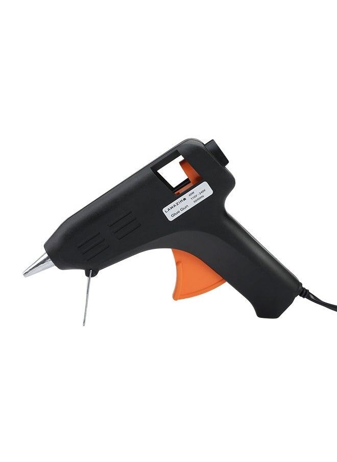 LAWAZIM - Glue Gun -40W Black- BS Plug - Fast Heating Even Distribution Professional Electric Melt Adhesive Dispenser for DIY Craft Projects Woodworking and Home Repairs Universal Glue Sticks Compatible - Image 1