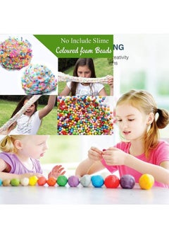 Beauenty 24 Colors 108 Pack Slime Supplies Included Air Dry Clay&Glitters Bottle Beads and More Accessories Toys for Age 3 4 5 Year olds Kids  - Image 5