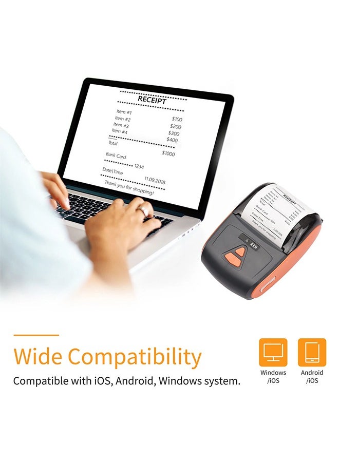 Generic A wireless thermal printer that works on applications via Bluetooth, computer or laptop  - Image 2