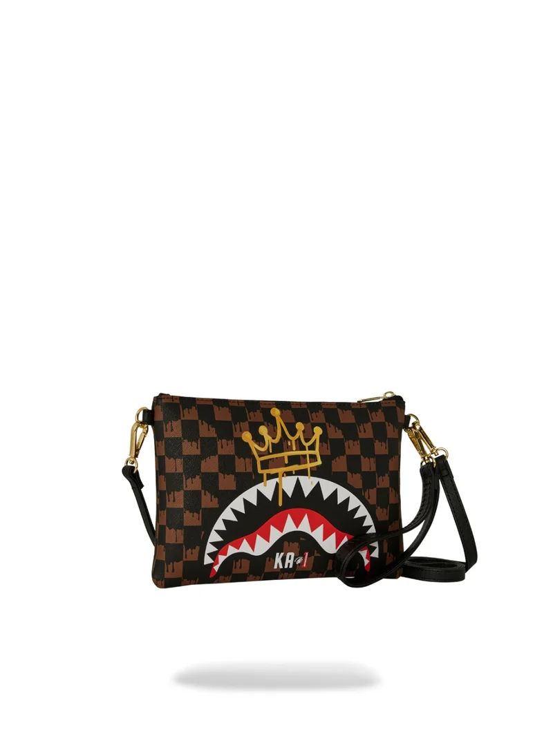 SPRAYGROUND CDCHECK x KA1 CLUTCH BROWN