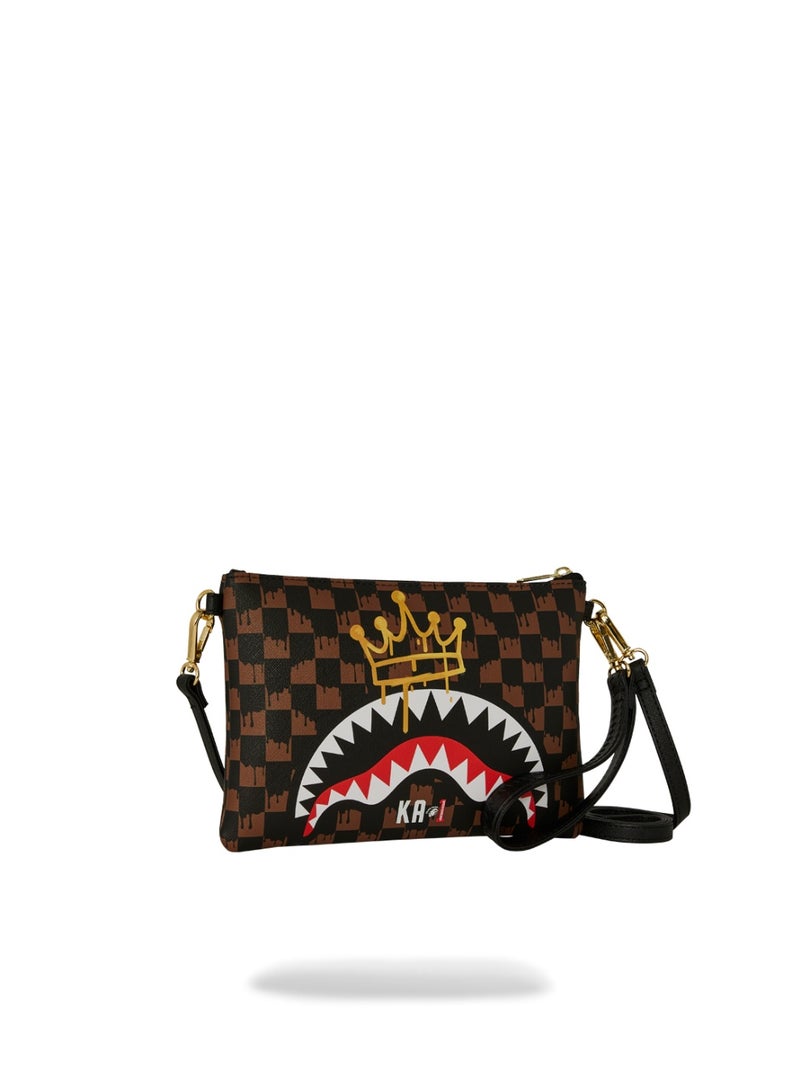 SPRAYGROUND CDCHECK x KA1 CLUTCH BROWN - Image 2