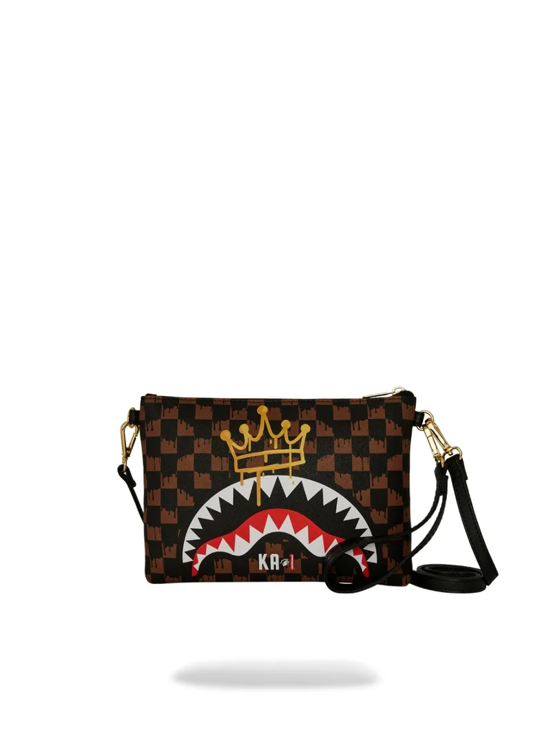 SPRAYGROUND CDCHECK x KA1 CLUTCH BROWN