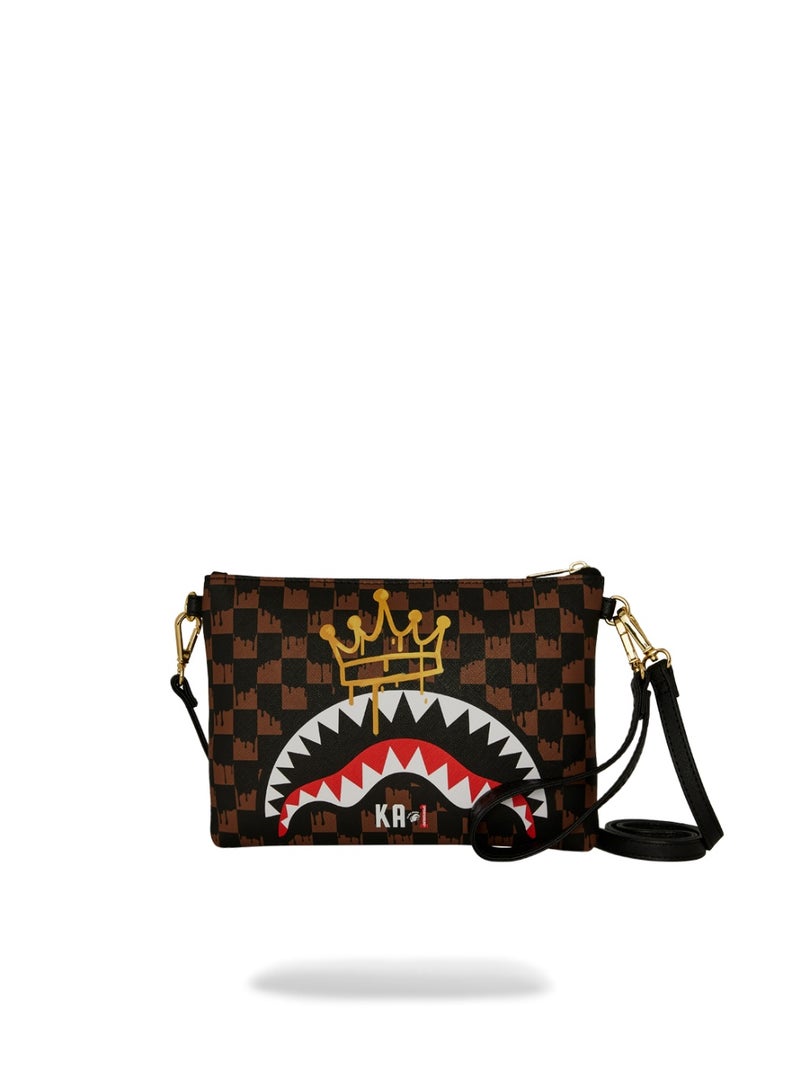 SPRAYGROUND CDCHECK x KA1 CLUTCH BROWN - Image 1