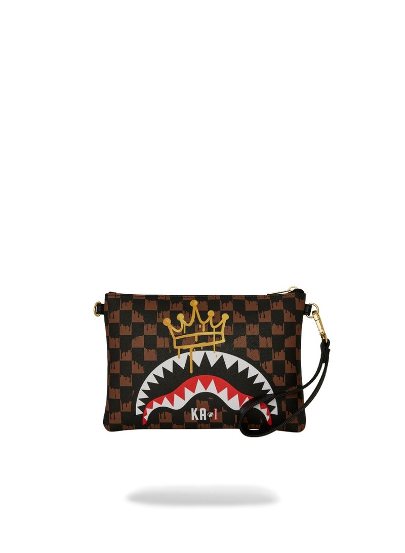 SPRAYGROUND CDCHECK x KA1 CLUTCH BROWN - Image 3