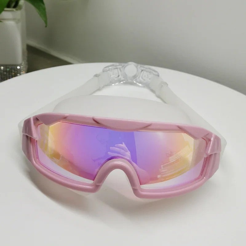 Bluejw Stock Hot Sale Children's Silicone Large-Frame Racing Swimming Goggles Anti-Fog Waterproof Lightweight Comfortable Adjustable - Image 5