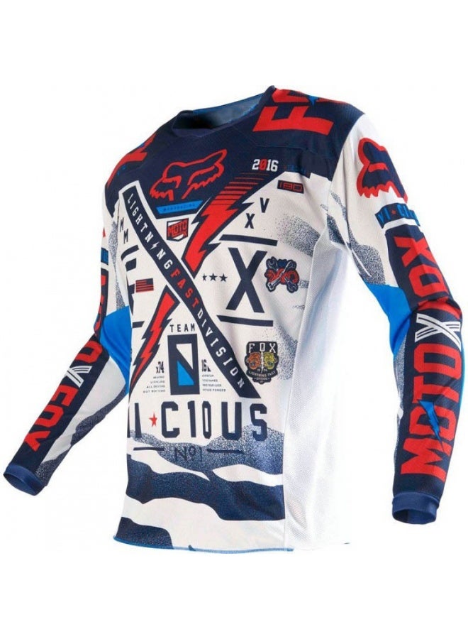 Fox Men's Outdoor Motocross Suit Off-road Road Mountain Bike Cycling Tops - Image 1