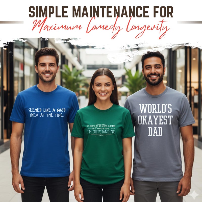 Feelin Good Tees Ah! The Element of Surprise | Mens Graphic T-Shirts Funny | Cool Graphic Tees Men Vintage | Casual Shirts for Men | Novelty Sarcastic Funny T Shirt M Black - Image 2