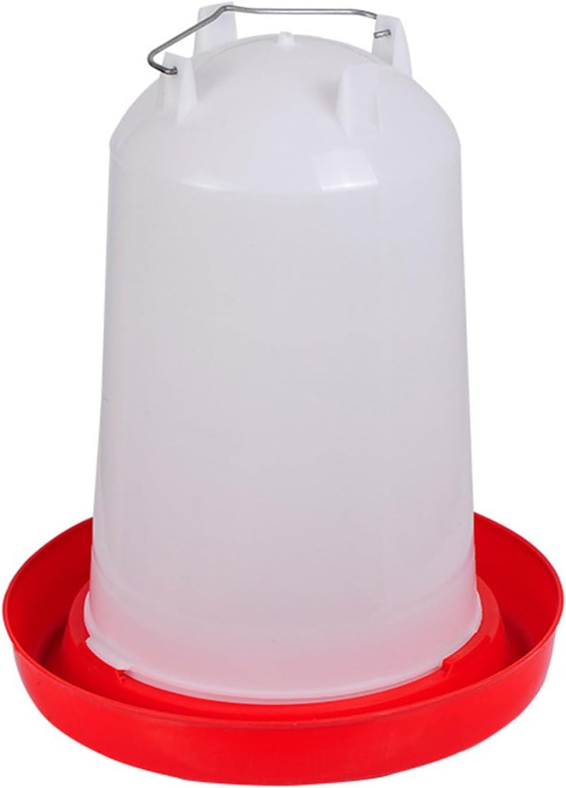 Poultry Drinking Water Container for Chickens Birds Fowl and Long-Lasting Geese Feeder Dispenser for Fowl - Image 1