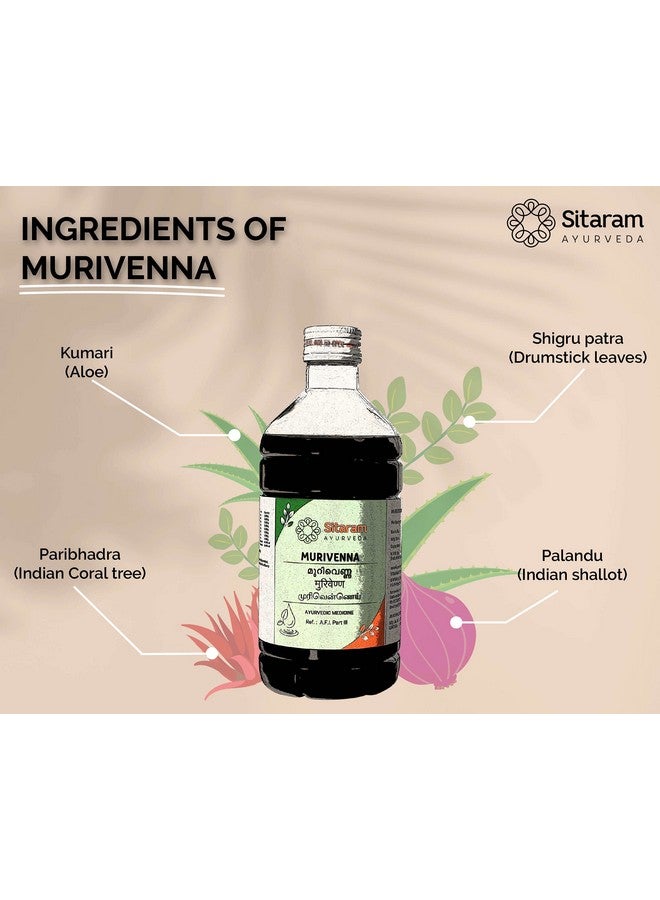 SITARAM زيت موري فينا من سيتارام أيورفيدا 200 مل | زيت موري فينا الأيورفيدي من كيرالا لإدارة جميع أنواع الإصابات بما في ذلك الالتواءات، الشد، الكسور، الخلع والحروق. - Image 3