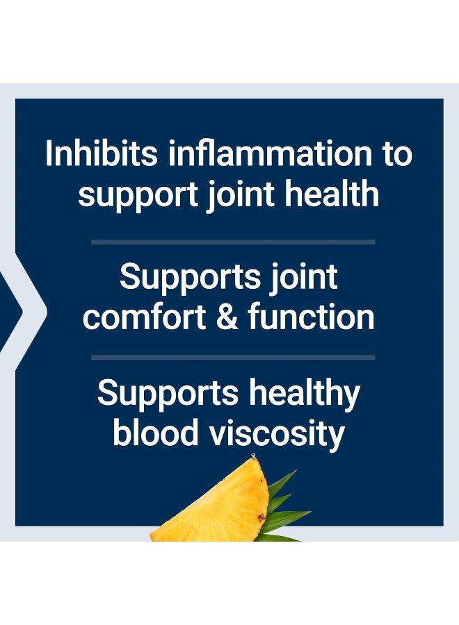 Life Extension Life Extension Specially-Coated Bromelain – Bromelain Proteolytic Enzyme Extract From Pineapple Supplement Pills For Joint Health – Gluten-Free, Non-GMO, Vegetarian – 60 Enteric-Coated Tablets  - Image 4