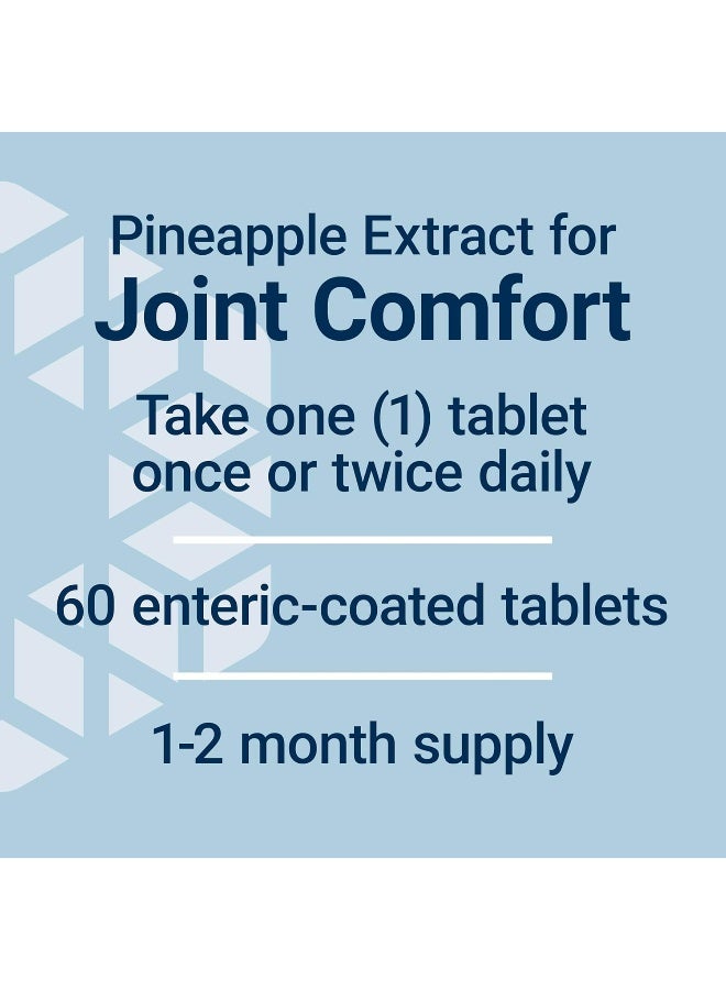 Life Extension Life Extension Specially-Coated Bromelain – Bromelain Proteolytic Enzyme Extract From Pineapple Supplement Pills For Joint Health – Gluten-Free, Non-GMO, Vegetarian – 60 Enteric-Coated Tablets  - Image 5