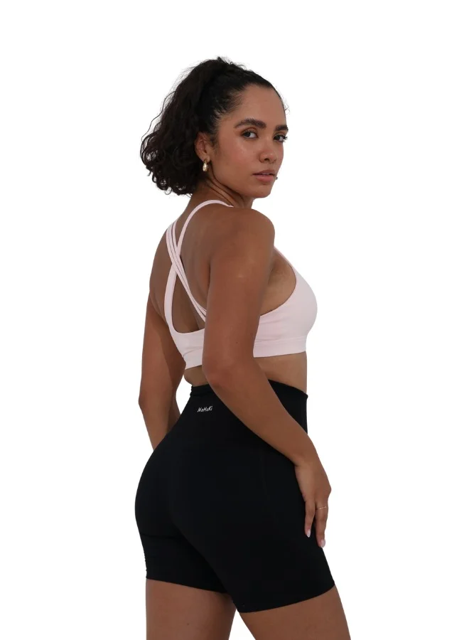 Mohuki Pink Active Triple Line Crossback Bra for Women | Best Price UAE