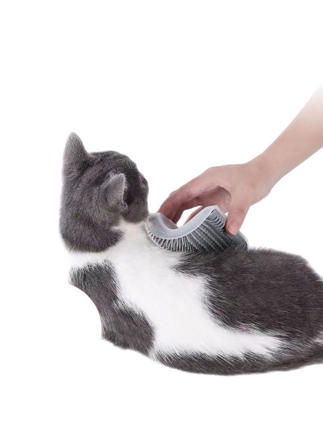 Oldzhan A set of 3-piece cat catcher - multi-color self-cleaning massage comb, anti itch device, and corner hair catcher (with catnip included) - Image 4