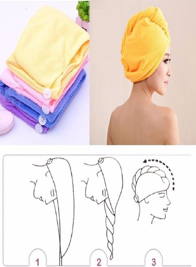 Param Hair Wrap Dry Towel(MultiColour, 1 pc) - Image 5