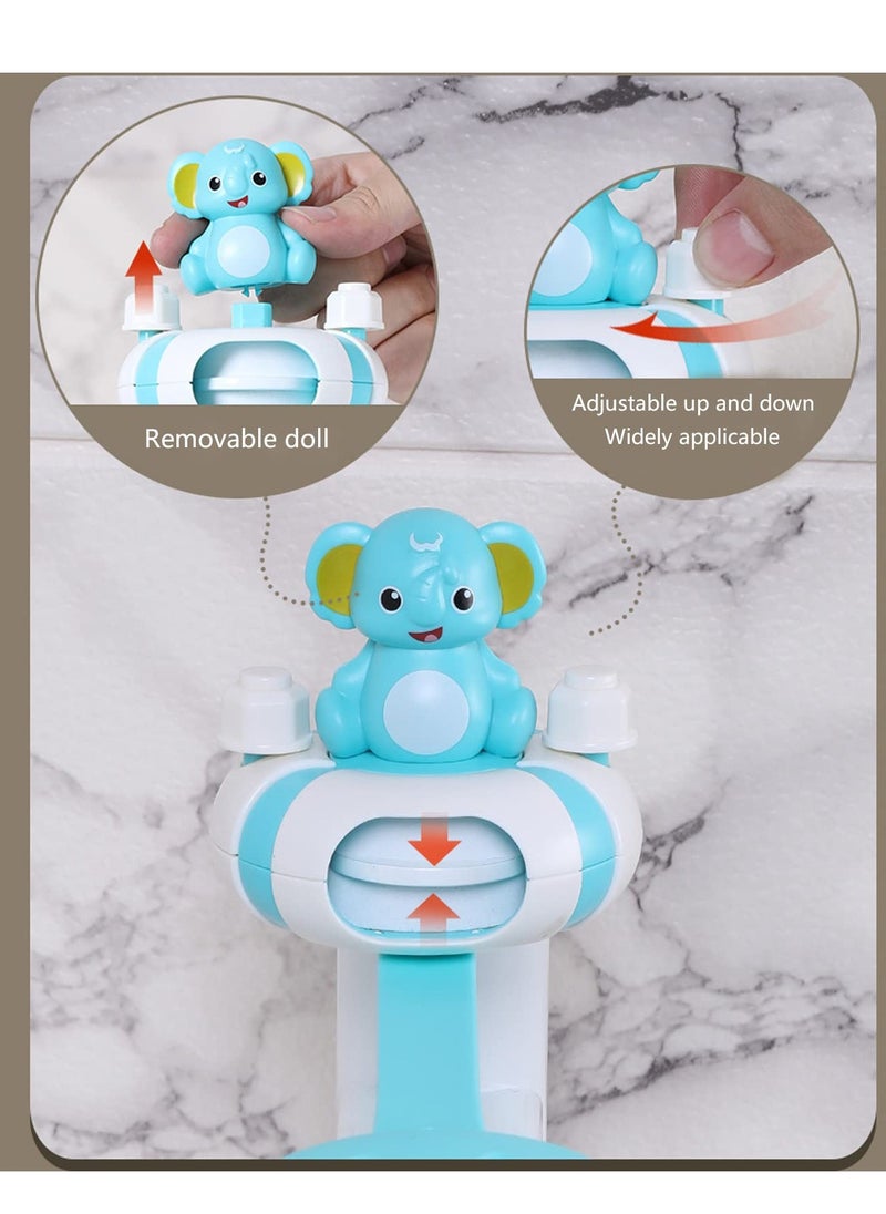 SYOSI - Faucet Extender for Toddlers Elephants Faucet Handle Extender Set ABS Material, Cartoon Faucet Extender for Kids Baby Easy to Use Animal Water Tap Extenders for Toddler Boy Girlb 2 PCS - Image 1