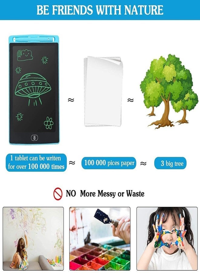 VICORP Writing Tablet 8.5 Inch Screen Electronic Writing & Drawing Board Doodle Board | Reusable Drawing eWriter | Smooth Stylus | One-Touch Erase | Ultra-Thin & Lightweight | Eye-Friendly - Image 5