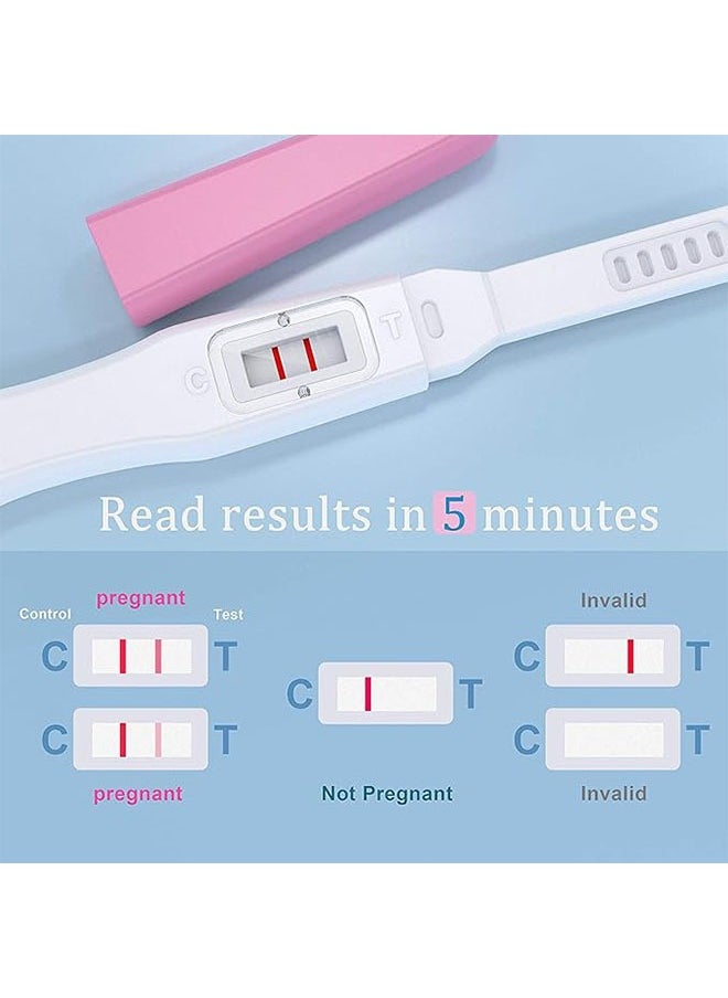 DUKASOU Pregnancy Test Sticks, Detect HCG with 99% Accuracy Early Detection with Ultra High Sensitivity, Individually Sealed Easy to Use at Home Reliable Rapid Results 5 Pack  - Image 4