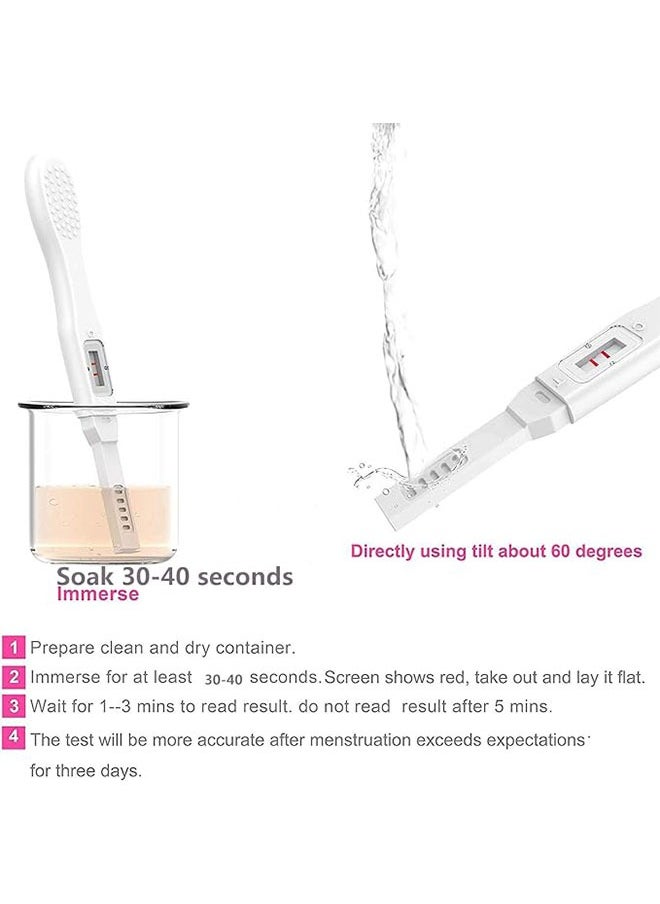 DUKASOU Pregnancy Test Sticks, Detect HCG with 99% Accuracy Early Detection with Ultra High Sensitivity, Individually Sealed Easy to Use at Home Reliable Rapid Results 5 Pack  - Image 2