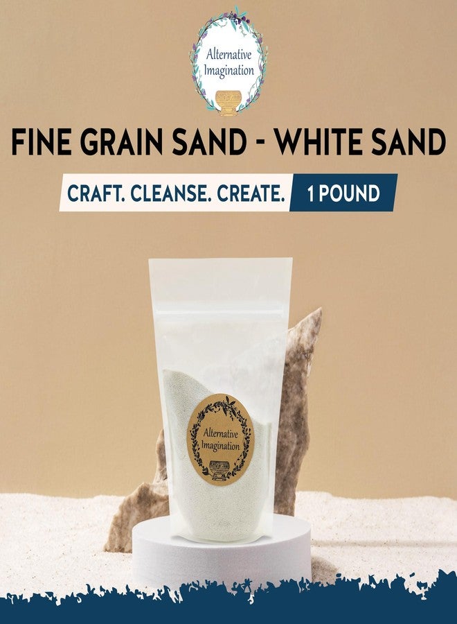 Alternative Imagination White Fine Colored Sand for Ritual Use, Zen Gardens, Incense Burners, Smudging Bowls, Unity Ceremonies, Mandalas, Spiritual Practices, Arts & Crafts (1 Pound) - Image 2