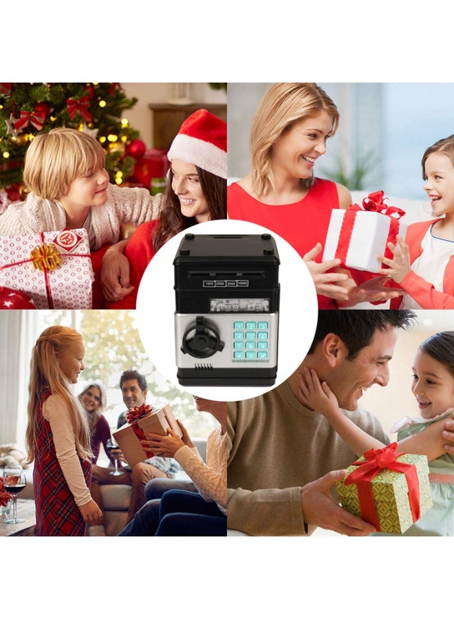 WAHA TOYS Electronic Piggy Bank for Kids – ATM Password Coin & Cash Money Saving Box Toy – Educational Interactive Bank for Boys & Girls - Image 4